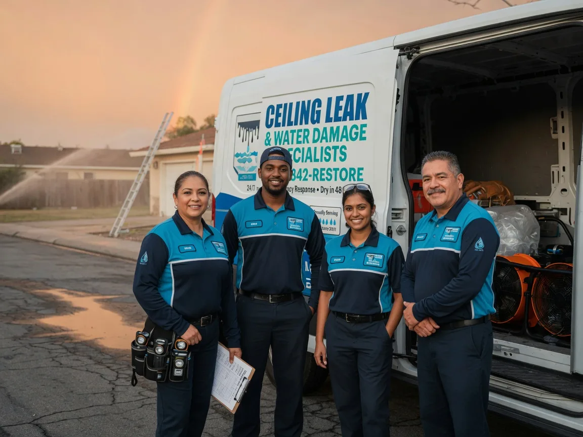 Ceiling Leak Cleanup company in Van Buren, OH