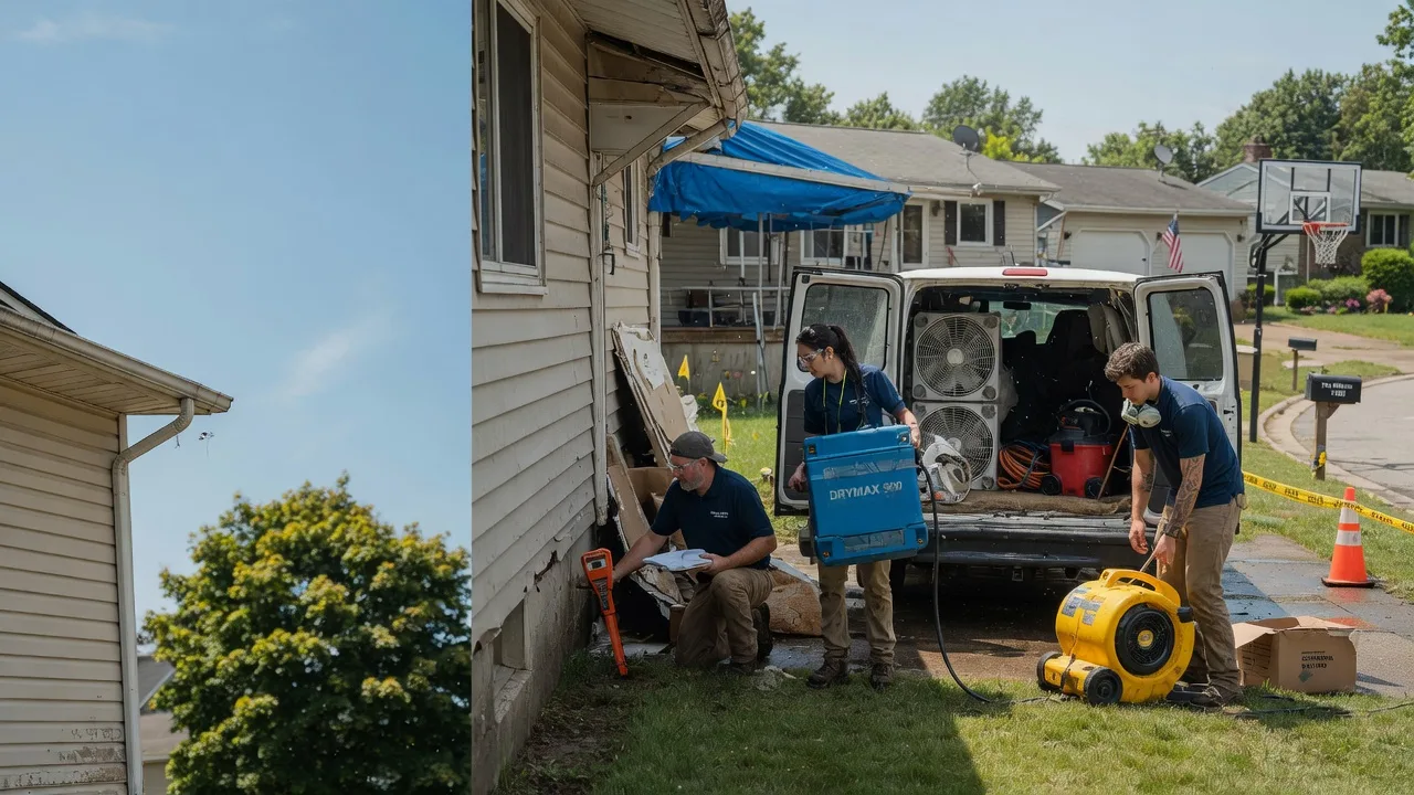 Ceiling Leak Cleanup in Van Buren, OH near me